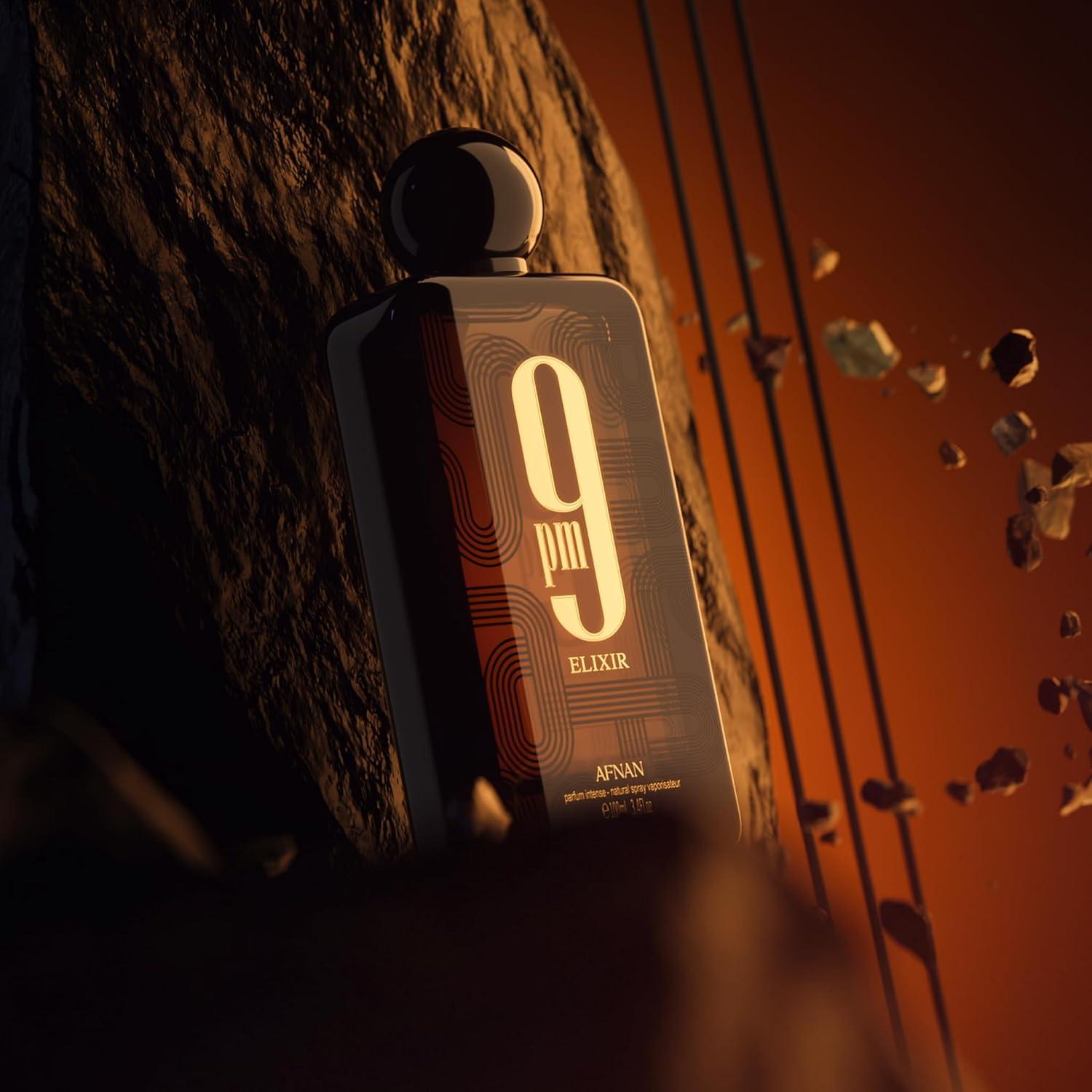 image:imageAfnan 9 PM Elixir Unisex Extrait de Parfum 34 Fl Oz9 PM Elixir Unisex