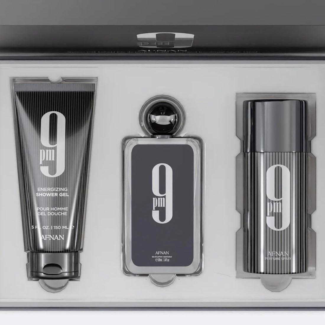 image:imageAfnan 9 PM Elixir Unisex Extrait de Parfum 34 Fl Oz9 PM Gift Set Men