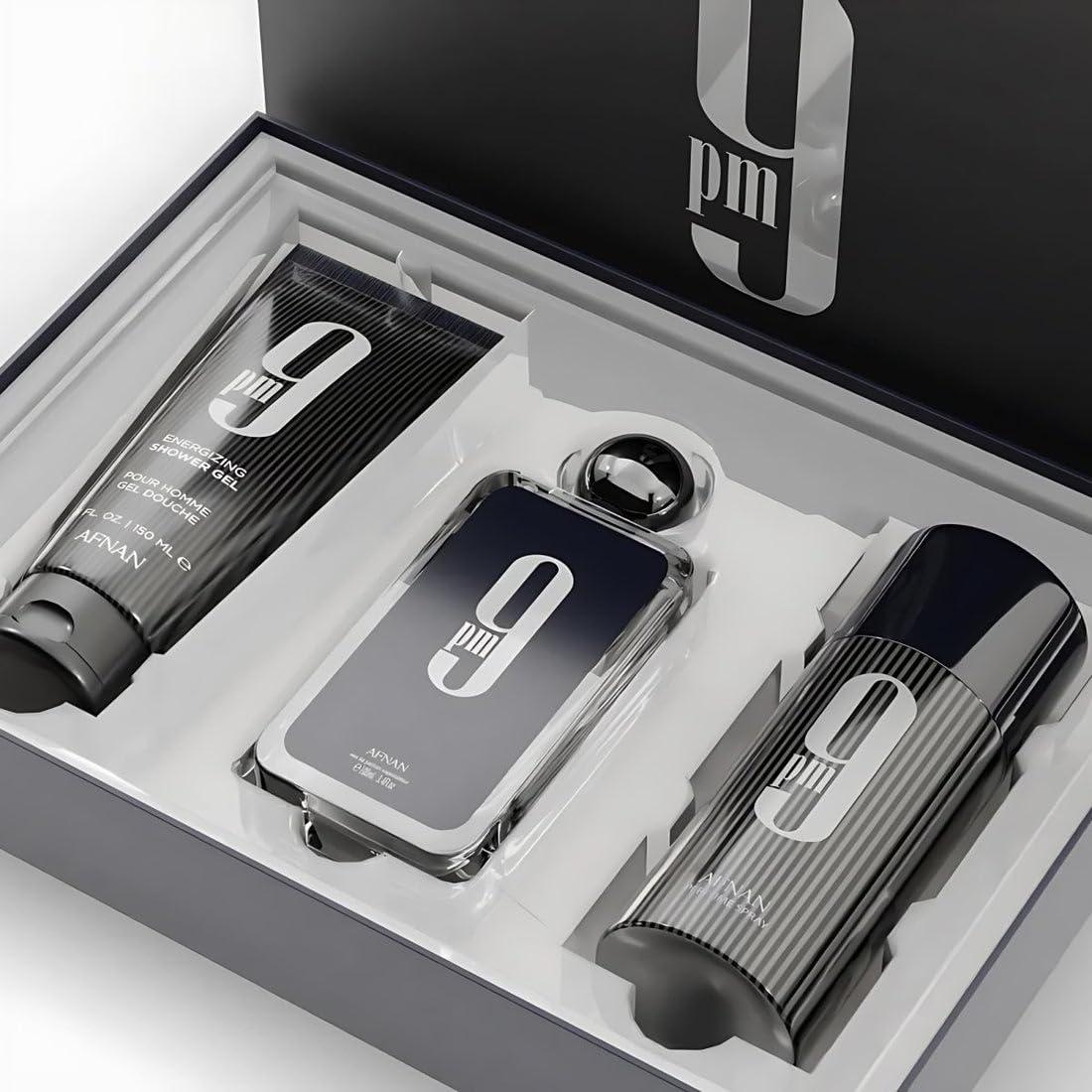 image:imageAfnan 9 PM Elixir Unisex Extrait de Parfum 34 Fl Oz9 PM Gift Set Men