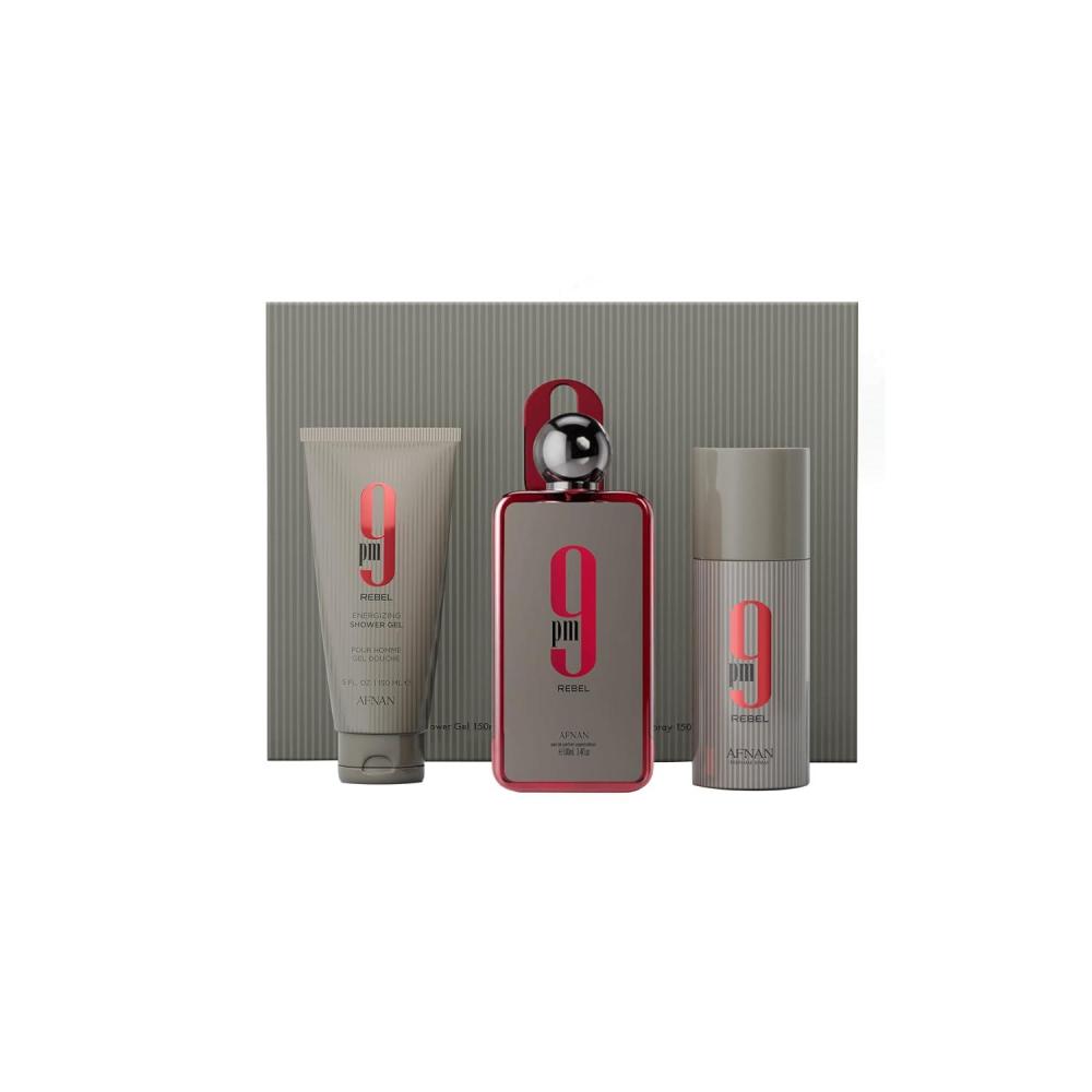 image:imageAfnan 9 PM Elixir Unisex Extrait de Parfum 34 Fl Oz9PM Rebel Gift Set