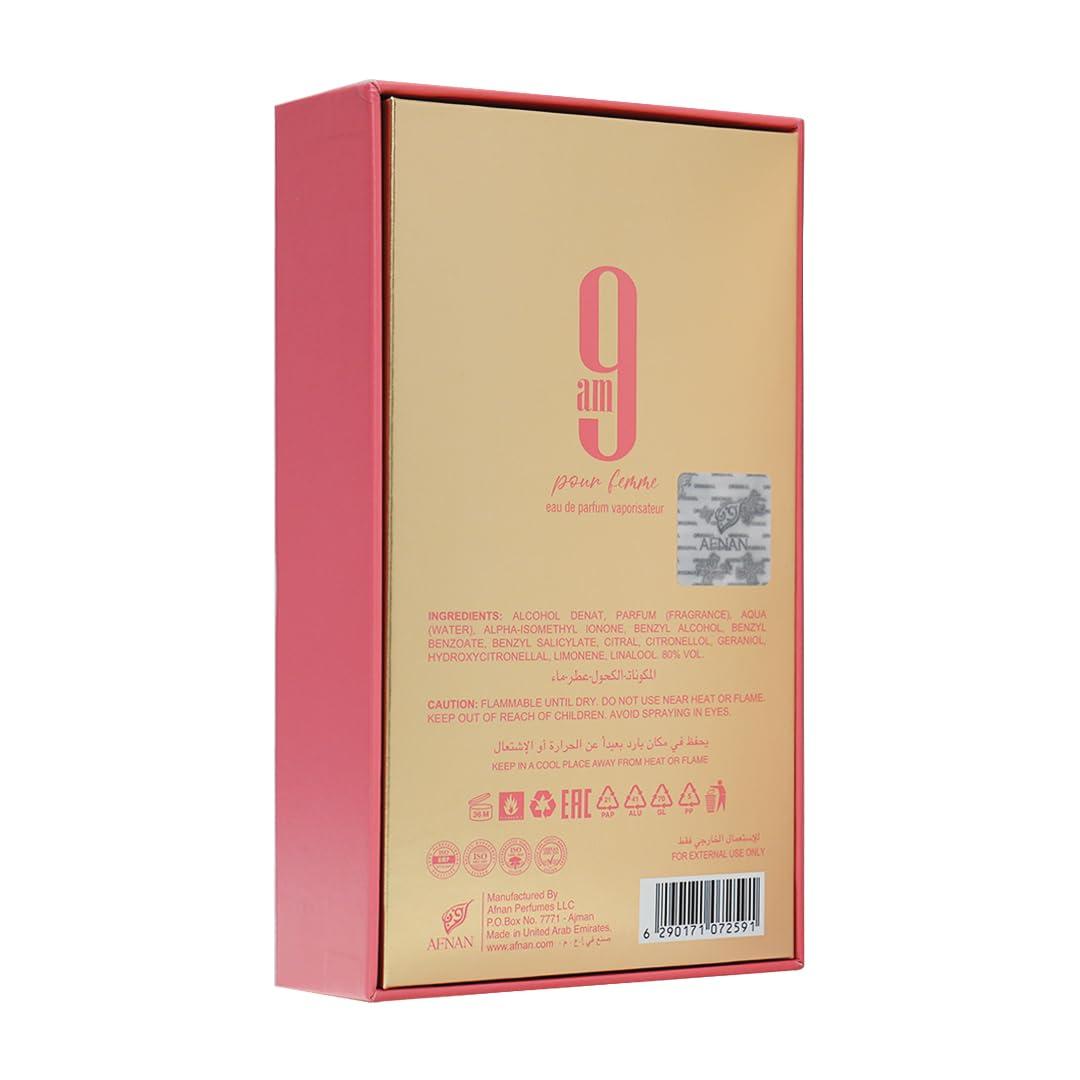 image:imageAfnan 9 AM Pour Femme Eau De Parfum 34 Fl Oz