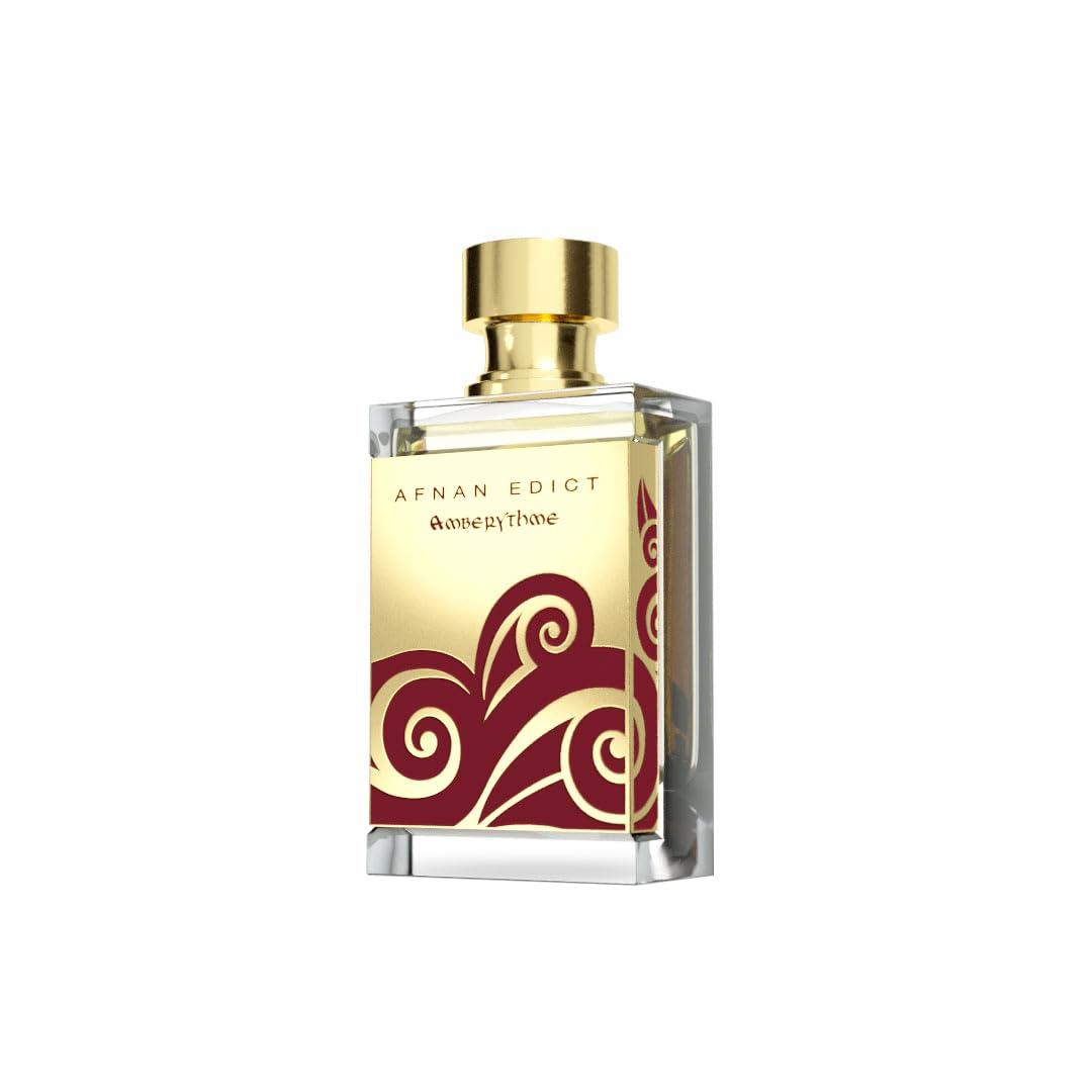 image:imageAfnan Edict Amberythme Unisex Luxury Eau de Parfum Spray 27 Fl Oz Warm amp Indulgent Amber Perfume with Cinnamon Vanilla amp Sandalwood