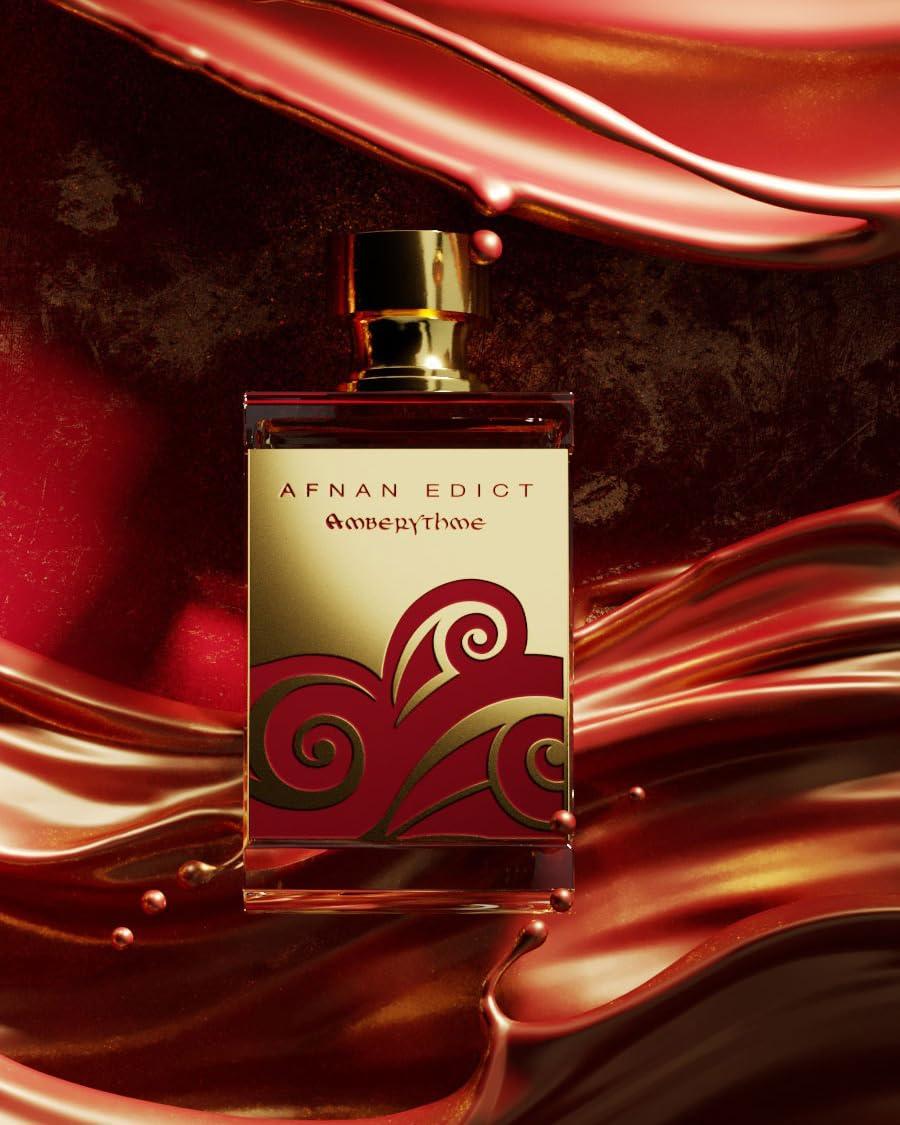 image:imageAfnan Edict Amberythme Unisex Luxury Eau de Parfum Spray 27 Fl Oz Warm amp Indulgent Amber Perfume with Cinnamon Vanilla amp Sandalwood