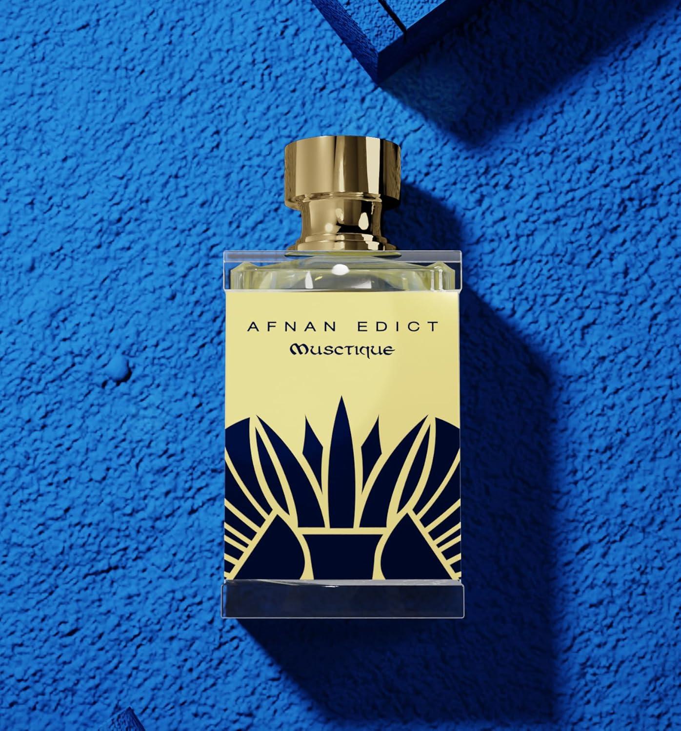 image:imageAfnan Edict Ouddiction Unisex Luxury Eau de Parfum Spray 27 Fl Oz Opulent Oud amp Amber Fragrance with Saffron amp LeatherMusctique