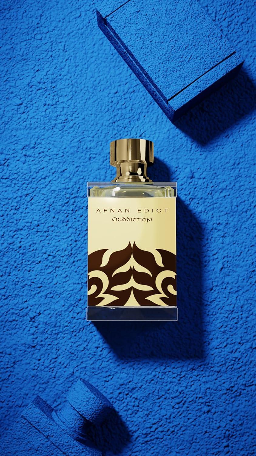 image:imageAfnan Edict Ouddiction Unisex Luxury Eau de Parfum Spray 27 Fl Oz Opulent Oud amp Amber Fragrance with Saffron amp LeatherOuddiction