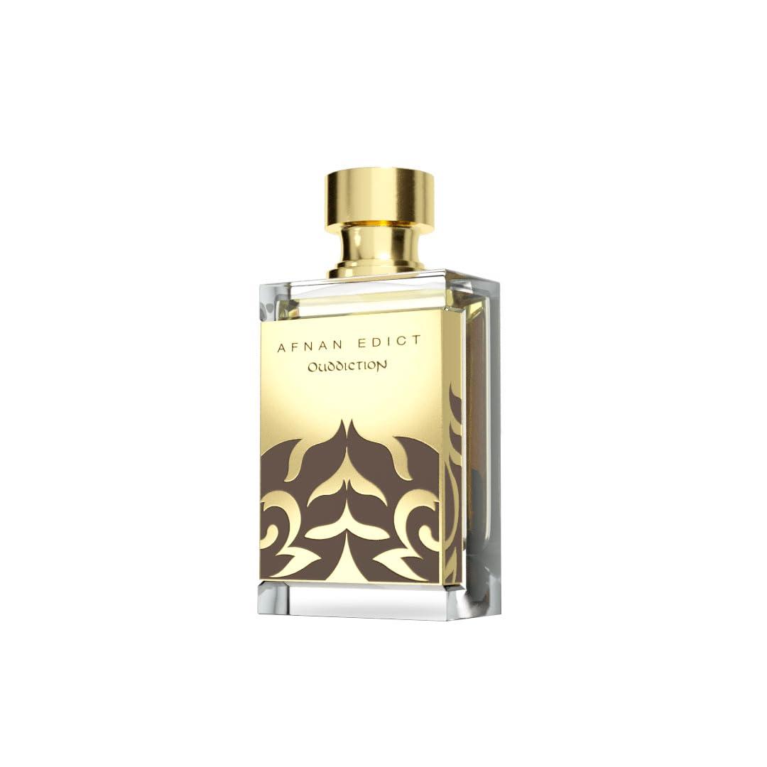 image:imageAfnan Edict Ouddiction Unisex Luxury Eau de Parfum Spray 27 Fl Oz Opulent Oud amp Amber Fragrance with Saffron amp LeatherOuddiction