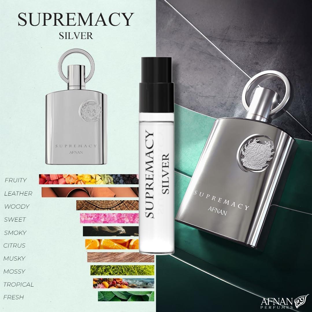 image:imageAfnan For Mens Discovery Kit 5Piece Miniature Perfume Set 2ml x 5 VialsSupremacy Homme Series