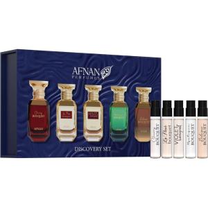 Afnan For Men’s Discovery Kit, 5-Piece Miniature Perfume Set – 2ml x 5 Vials(Bouquet Series)