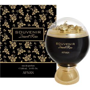 Afnan Souvenir Desert Rose Eau De Parfum for Women, 3.4 Fl. Oz(Floral)