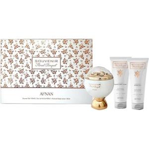 Afnan Souvenir Desert Rose Eau De Parfum for Women, 3.4 Fl. Oz(Souvenir Floral Bouquet Perfume Gift Set)