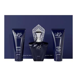 Afnan Turathi Blue Eau de Parfum Spray for Men, 3.0 Fl. Oz(Turathi Blue Gift Set)
